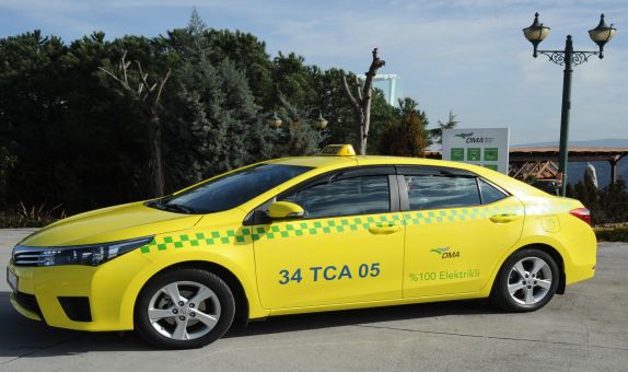 Elektrikli Taksi Yola Çıktı Elektrikli Taksi Yola Çıktı