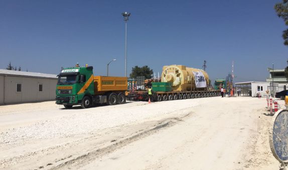 Hamitabat Santrali'nin 600 MW'ık  İlk Bloğunun Ekipmanları  Sahaya Ulaştı
