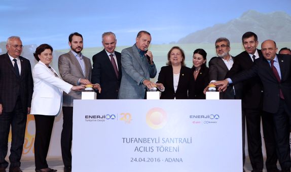 Tufanbeyli Santrali'nin Açılışı Yapıldı