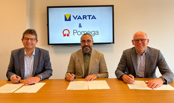 POMEGA Enerji Depolama Teknolojileri ve VARTA Storage Arasında İş Birliği Anlaşması POMEGA Enerji Depolama Teknolojileri ve VARTA Storage Arasında İş Birliği Anlaşması