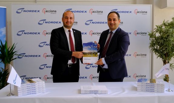 "A'dan Z'ye Rüzgar Santrali" Kitabı için Nordex Türkiye ve Vega Enerji Bir Araya Geldi "A'dan Z'ye Rüzgar Santrali" Kitabı için Nordex Türkiye ve Vega Enerji Bir Araya Geldi