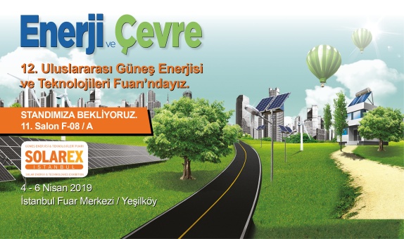 12. Uluslararası Güneş Enerjisi ve Teknolojileri Fuarı'ndayız 12. Uluslararası Güneş Enerjisi ve Teknolojileri Fuarı'ndayız