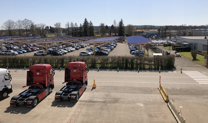 Bourg-en-Bresse'deki Renault Trucks Tesisi, 17 Hektarlık Güneş Enerjisiyle Donatılıyor Bourg-en-Bresse'deki Renault Trucks Tesisi, 17 Hektarlık Güneş Enerjisiyle Donatılıyor