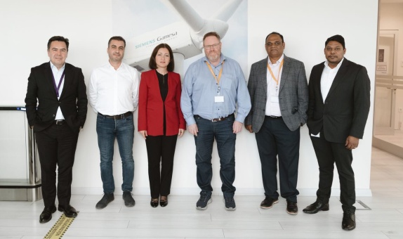 "Siemens Gamesa Yenilenebilir Enerji Türkiye Ar-Ge Merkezi"ne Üst Düzey Ziyaret