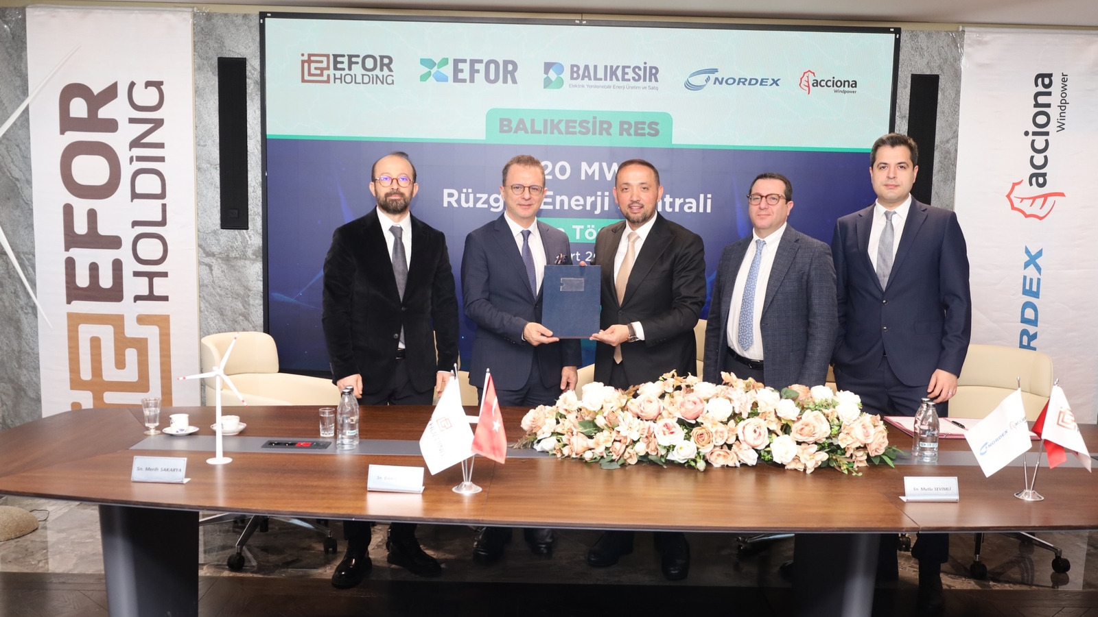 Efor Holding ile Nordex Group Arasında 120 MW'lık Stratejik Ortaklık Efor Holding ile Nordex Group Arasında 120 MW'lık Stratejik Ortaklık