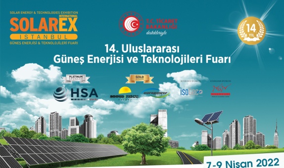 Enerjisini Güneşten Alanların Fuarı Solarex İstanbul 07 Nisan'da 14.kez Kapılarını Açacak Enerjisini Güneşten Alanların Fuarı Solarex İstanbul 07 Nisan'da 14.kez Kapılarını Açacak