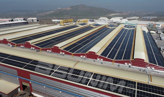İzmir Aliağa OSB'deki İlk Endüstriyel Çatı GES Projesi Tamamlandı