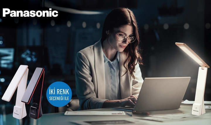Panasonic'in Led Masa Lambası Evlere Renk Katacak Panasonic'in Led Masa Lambası Evlere Renk Katacak