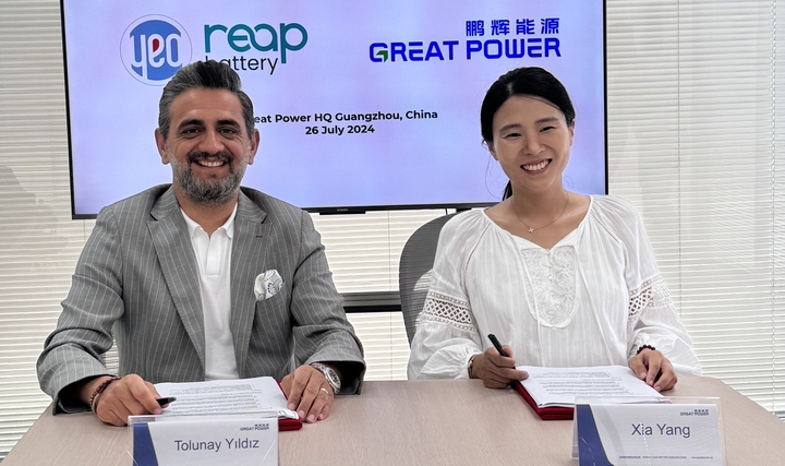 Reap Battery ve Great Power, Küresel  Batarya Pazarı için Güçlerini Birleştiriyor