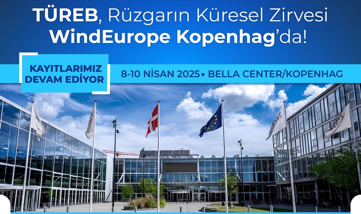 TÜREB Windeurope Kopenhag 2025'te Rüzgar Enerjisi Potansiyelini Artırmayı Hedefliyor