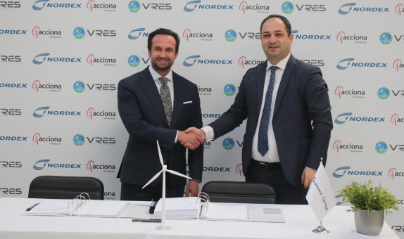 VRES Enerji, Hamzabeyli RES Projesinin Kapasite Artışı için Nordex ile Anlaştı VRES Enerji, Hamzabeyli RES Projesinin Kapasite Artışı için Nordex ile Anlaştı