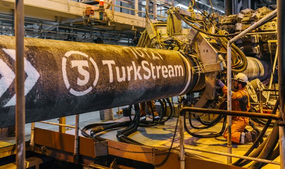 TürkAkım'ın Kara Bağlantısı Tamamlandı